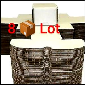 (8) Trading sports card storage box lot